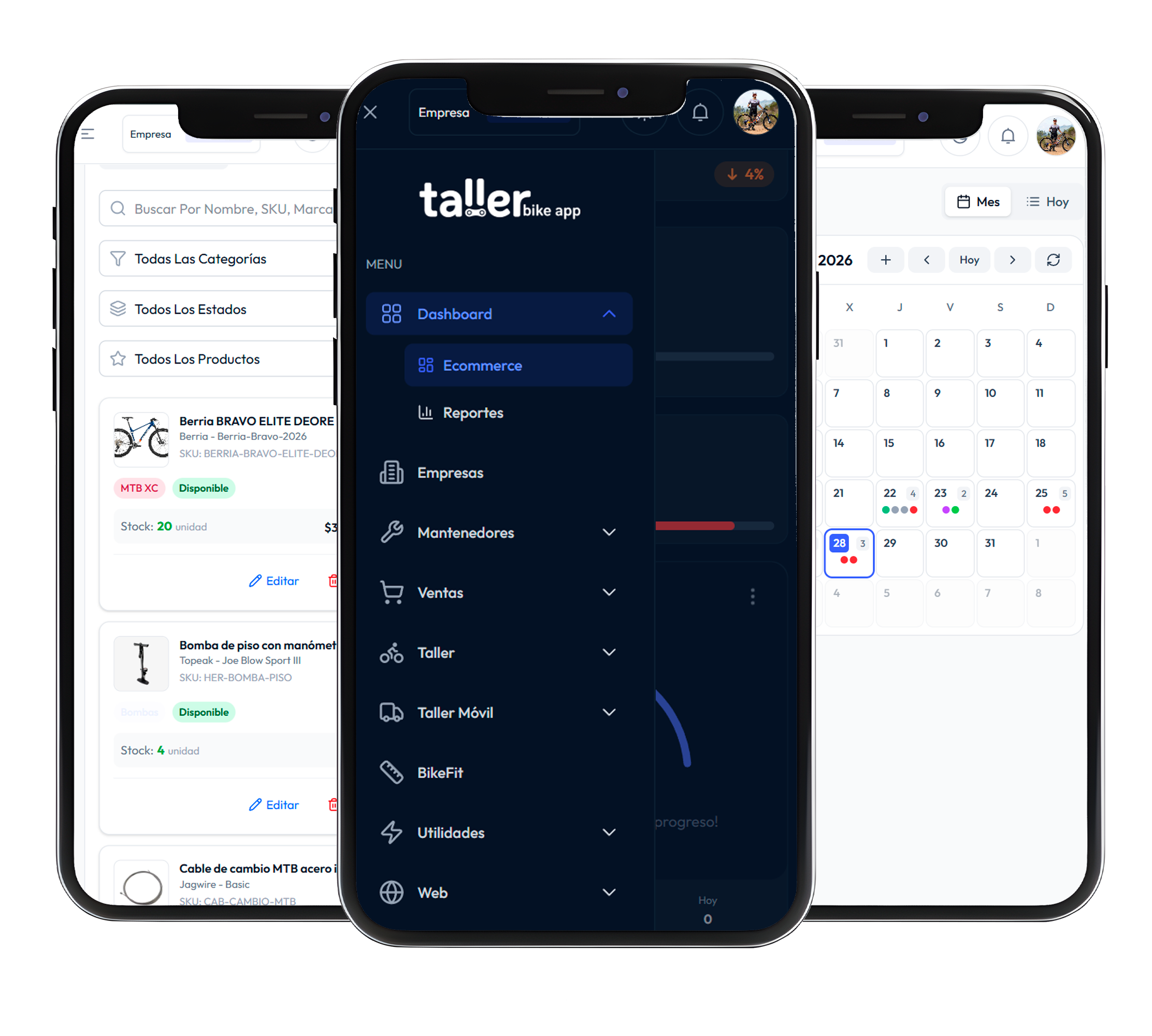 App móvil taller.bike