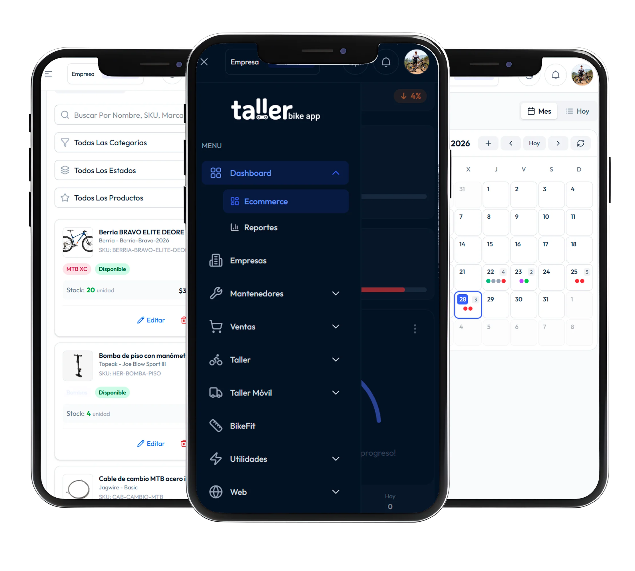 App móvil taller.bike